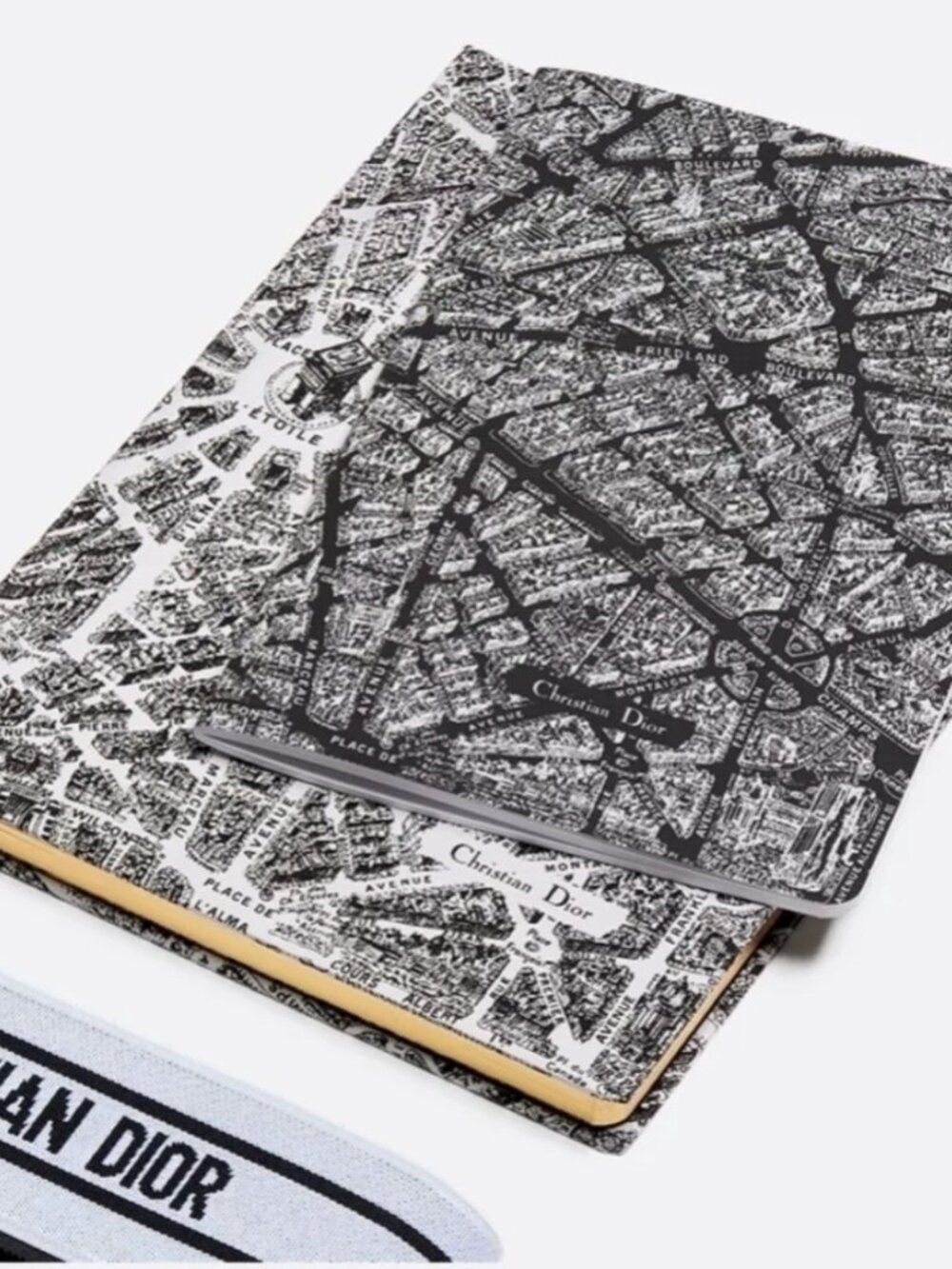 Dior Black Plan De Paris Notebook Set - Picture 2 of 4